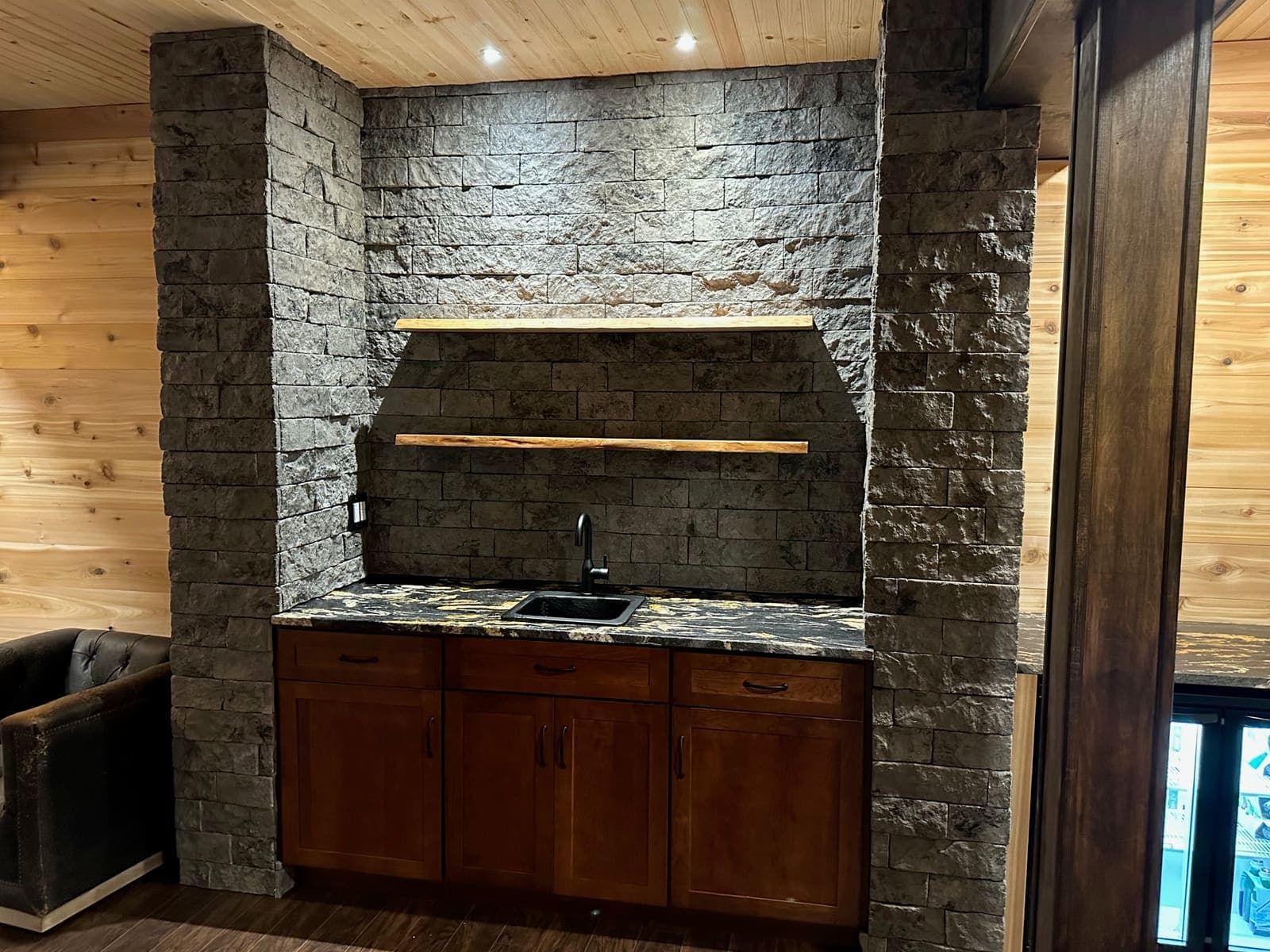 Custom Basement Bar & Lounge