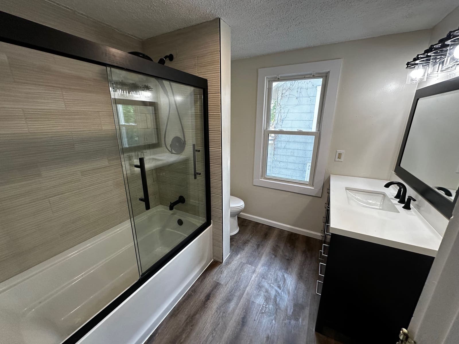 after photo of the Cuyahoga Falls bathroom remodel