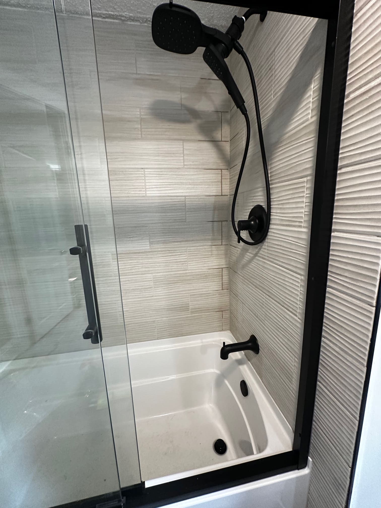 after photo of the Cuyahoga Falls bathroom remodel