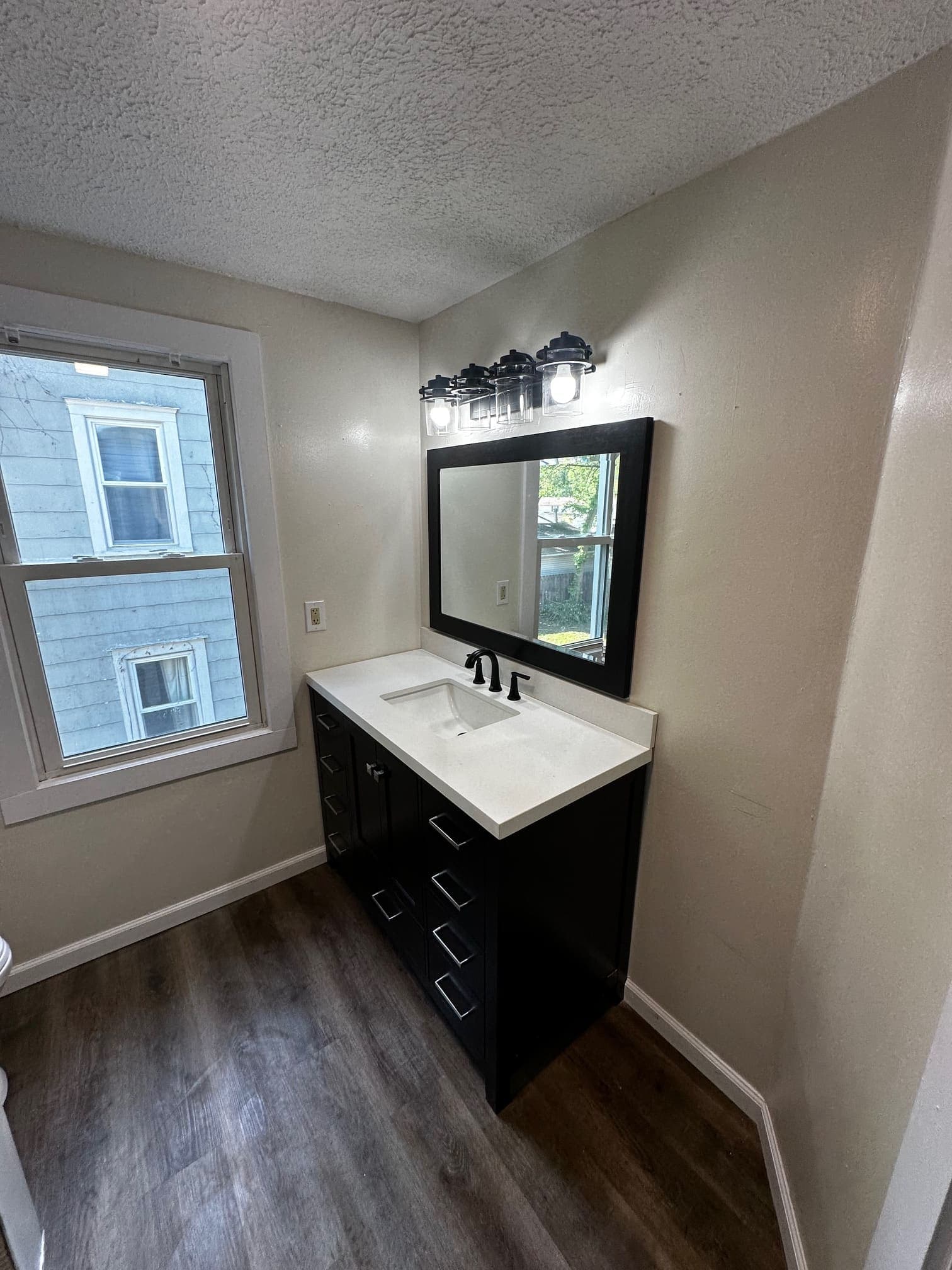 after photo of the Cuyahoga Falls bathroom remodel
