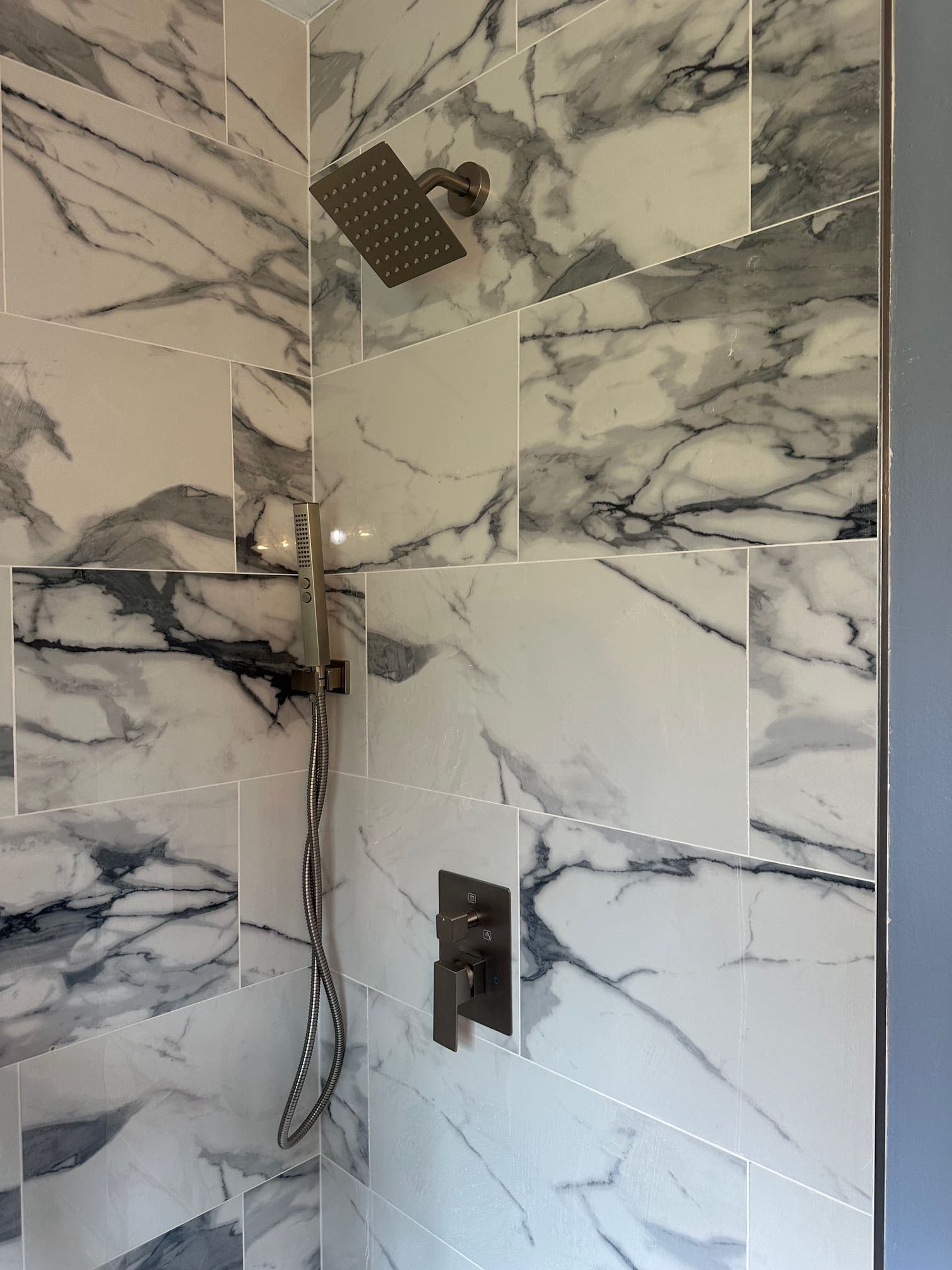 after photo of the Twinsburg master bath remodel